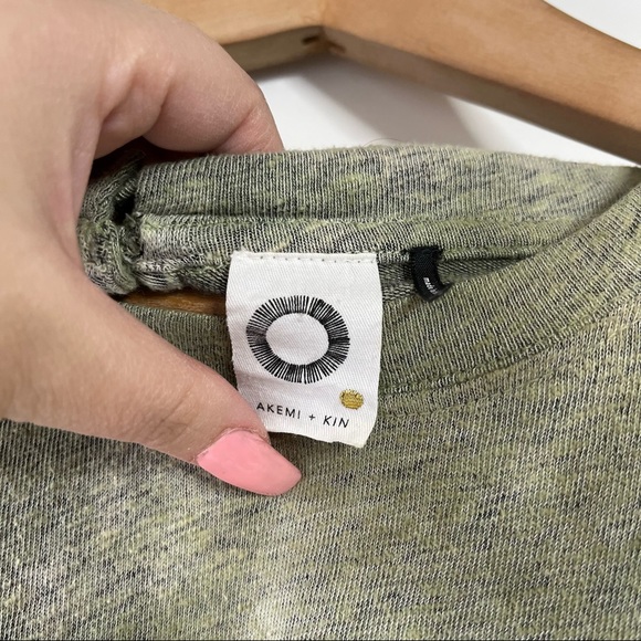 Anthropologie Akemi & Kin dayana tie dye short sleeve boho embroidered tee shirt - Picture 4 of 7